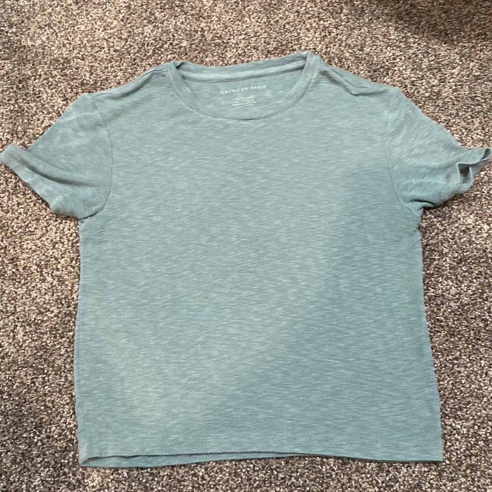 American eagle green top